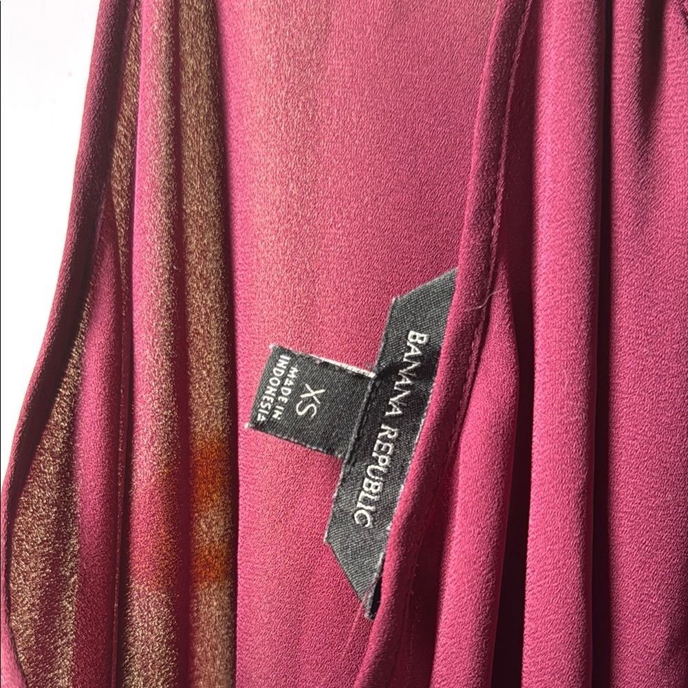 Elegant Burgundy Spaghetti Strap Top - Picture 3 of 6